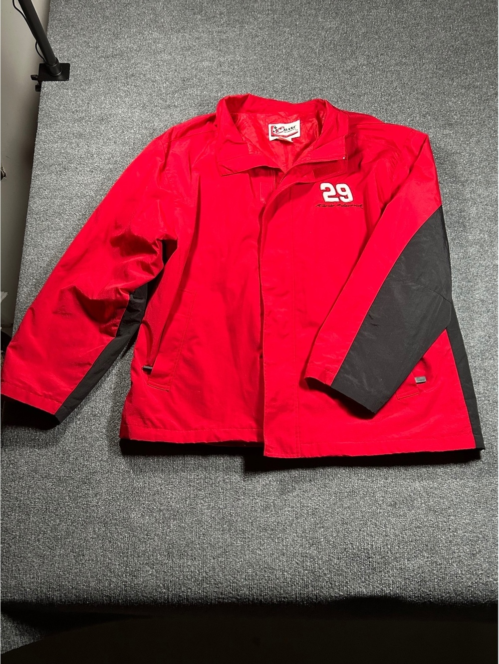 Chase Authentics NASCAR 29 Red and Black Racing Jacket XXL